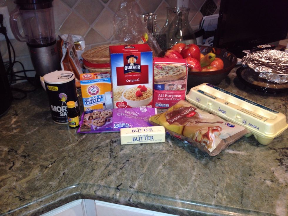 Ingredients - pre heat oven to 350 degrees