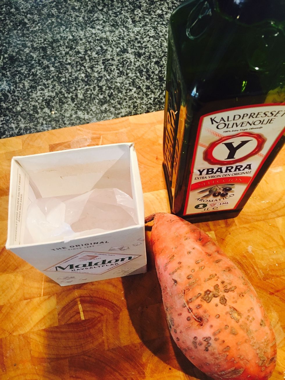 Ingredients: sweet potato, olive oil, sea salt.