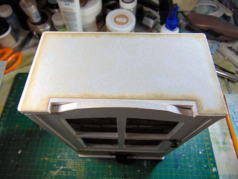 ..... ink edges and glue on.