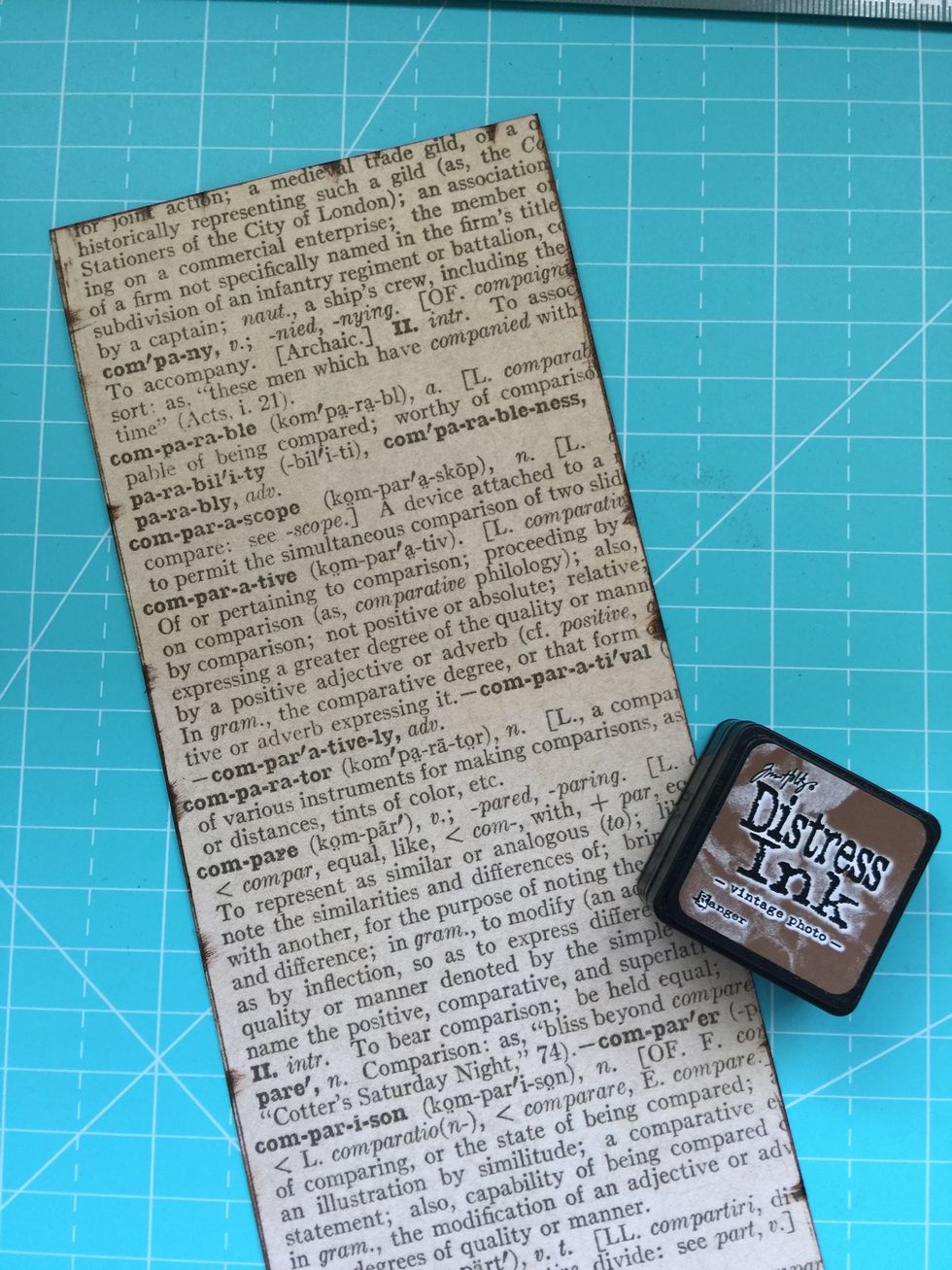 Ink edges.