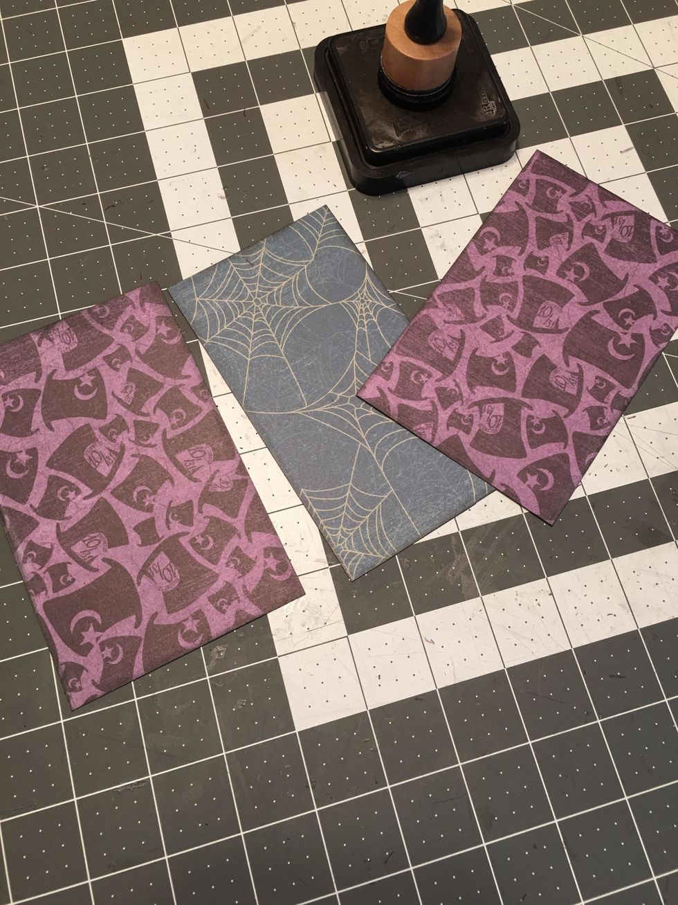 Ink the edges with Black Soot Distress Ink.