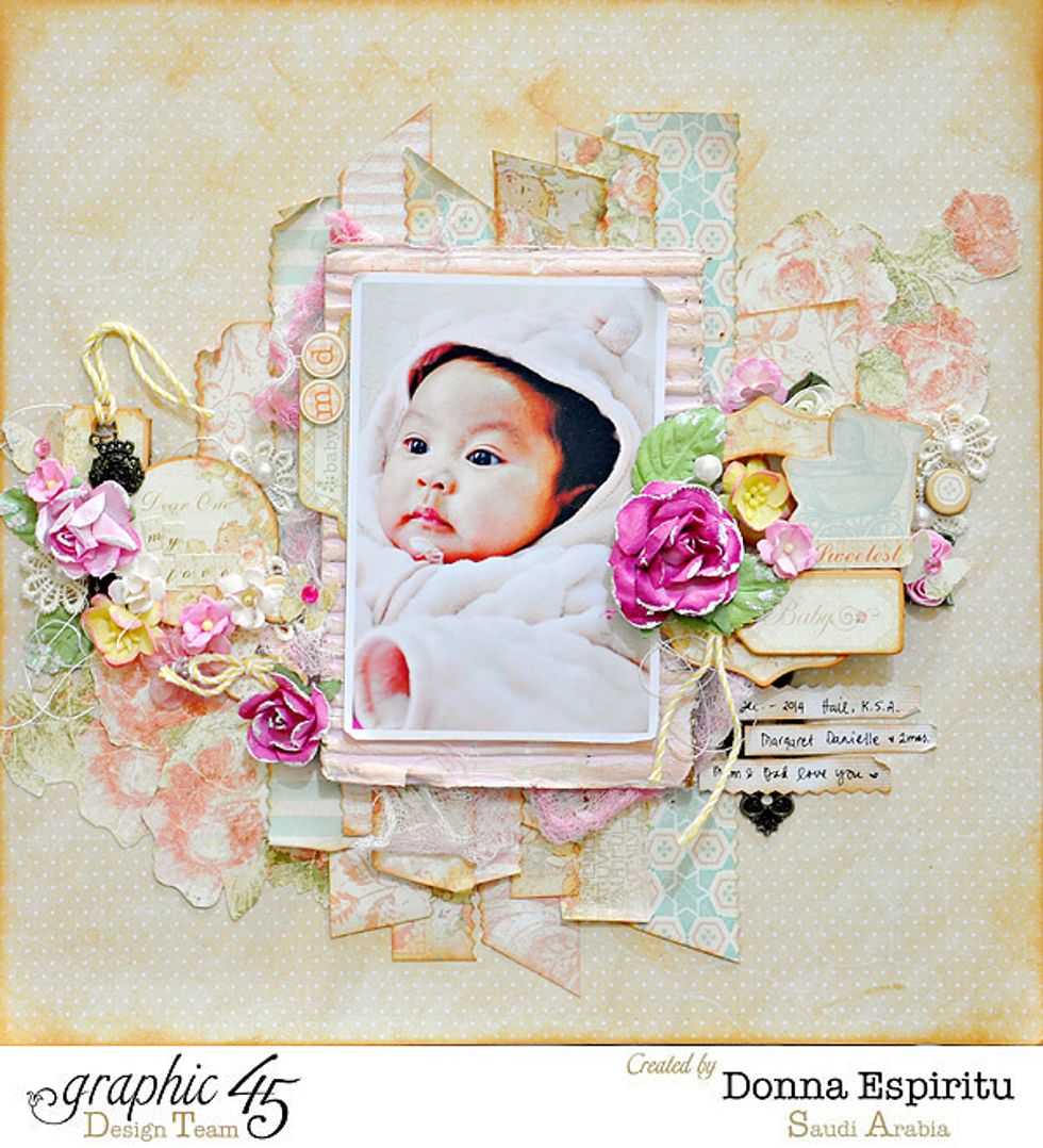 Inking the edges of the whole page makes the center of the page stand out, in my opinion. Hope you like my page and simple tutorial. Happy crafting!