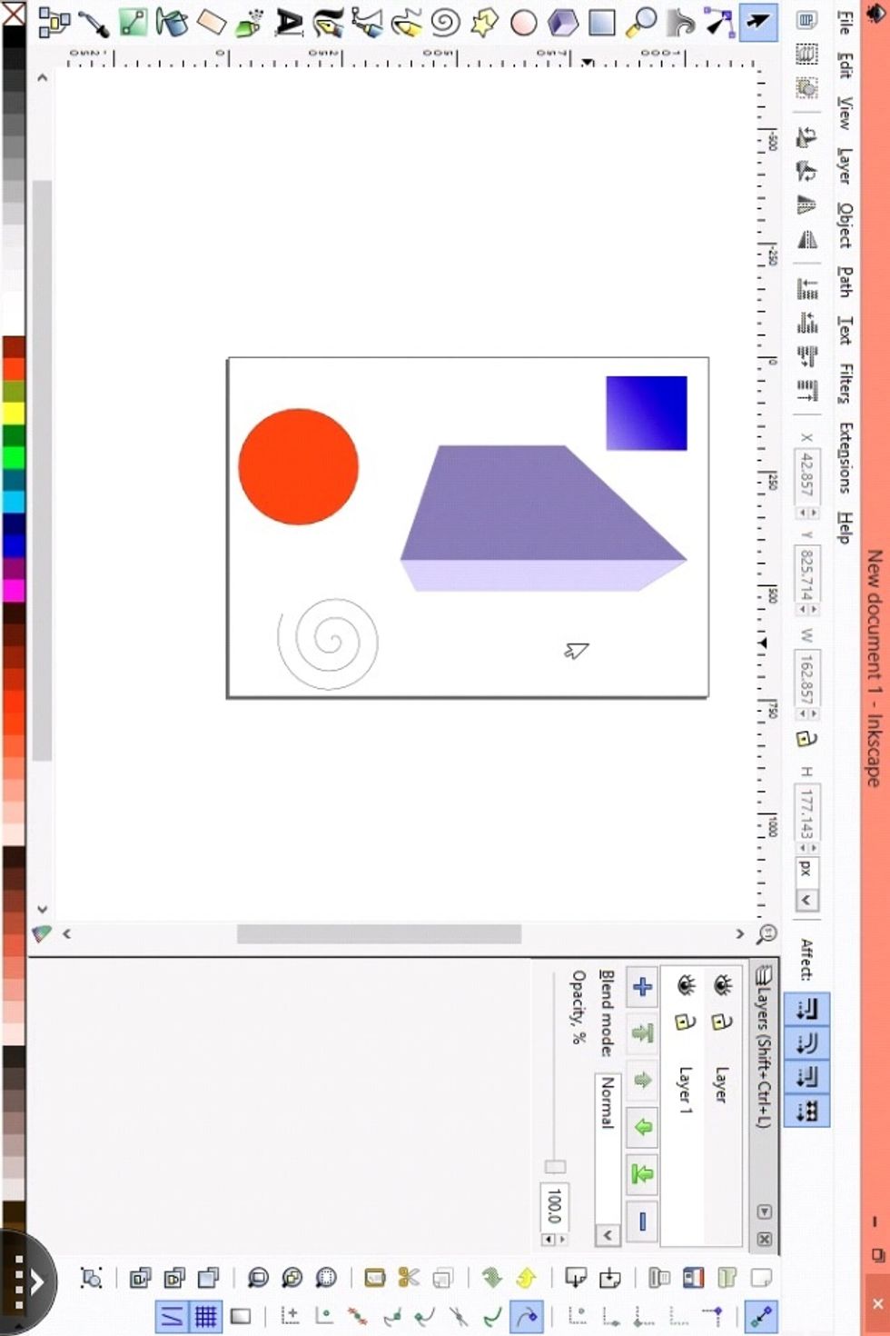INKSCAPE is a 2D vector illustration app, similar to ADOBE ILLUSTRATOR. I have used this to make CUSTOM TILES for WINDOWS 8 (check out my guide).