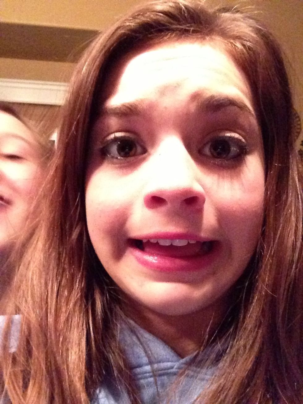 Insecure because you don't have bottom teeth.