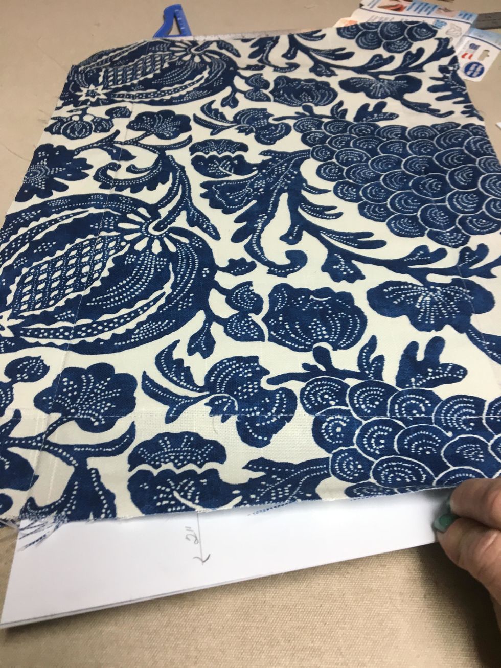 Insert all 4 side pieces as far as you can insert them. The plastic form should be 1/2" narrower than the pocket. We ended up and had to trim our side pieces slightly.