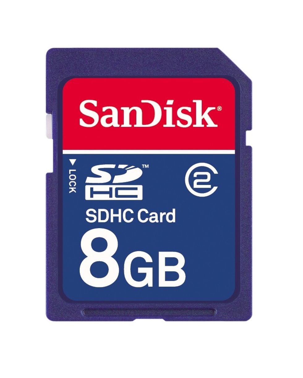 Insert your storage media card