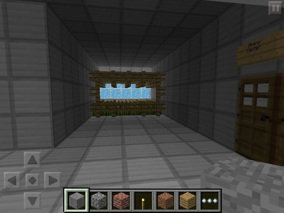 Inside.Seing the crop