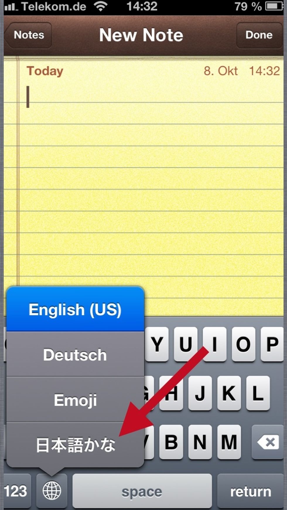 Inside this menu, flick down to the Japanese typography thingy