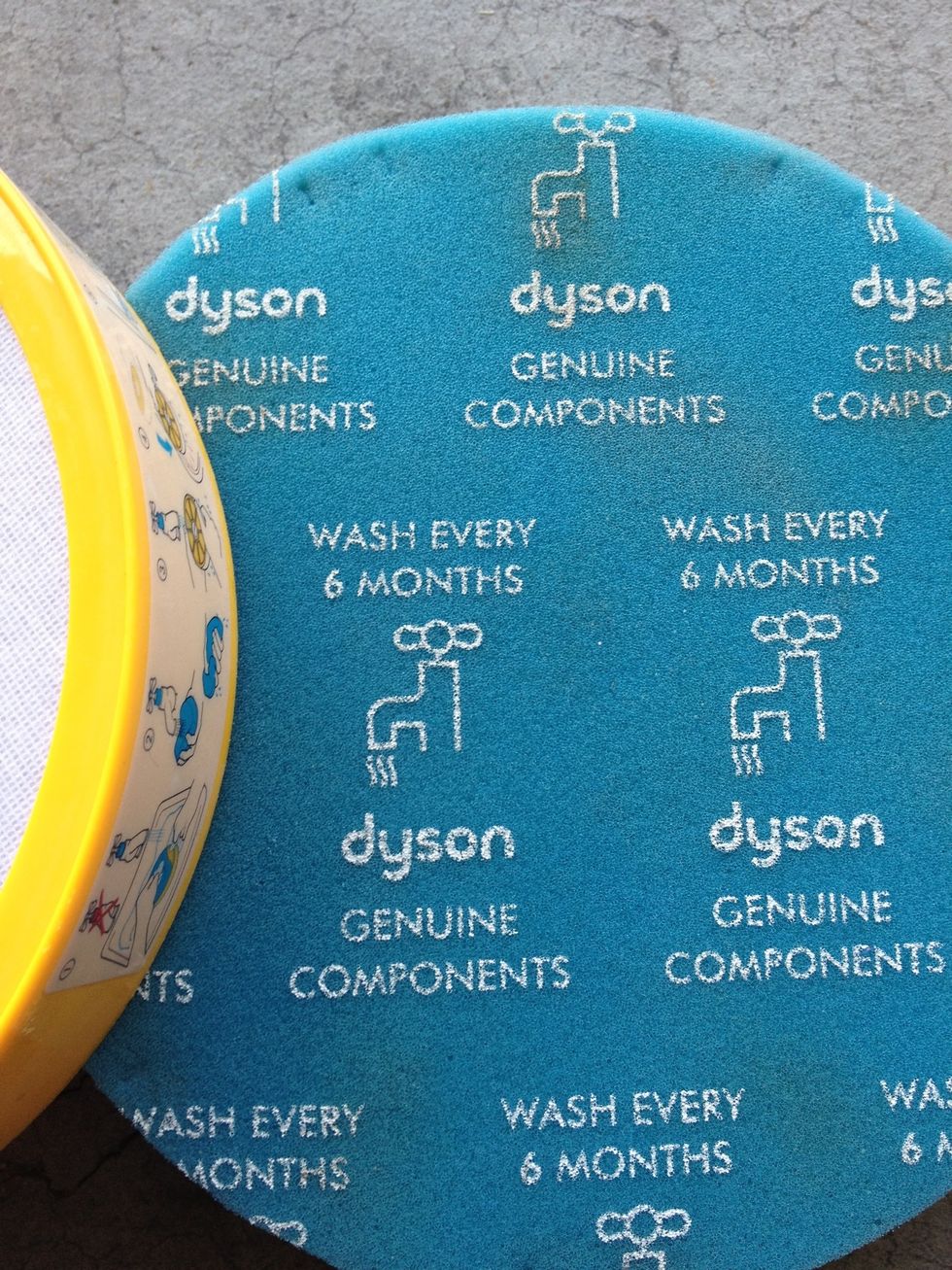 Inside you will find the filters. For some reason I think you should responsibly clean these every six months or so. Mine may have gone a little long. I'm guessing 18.