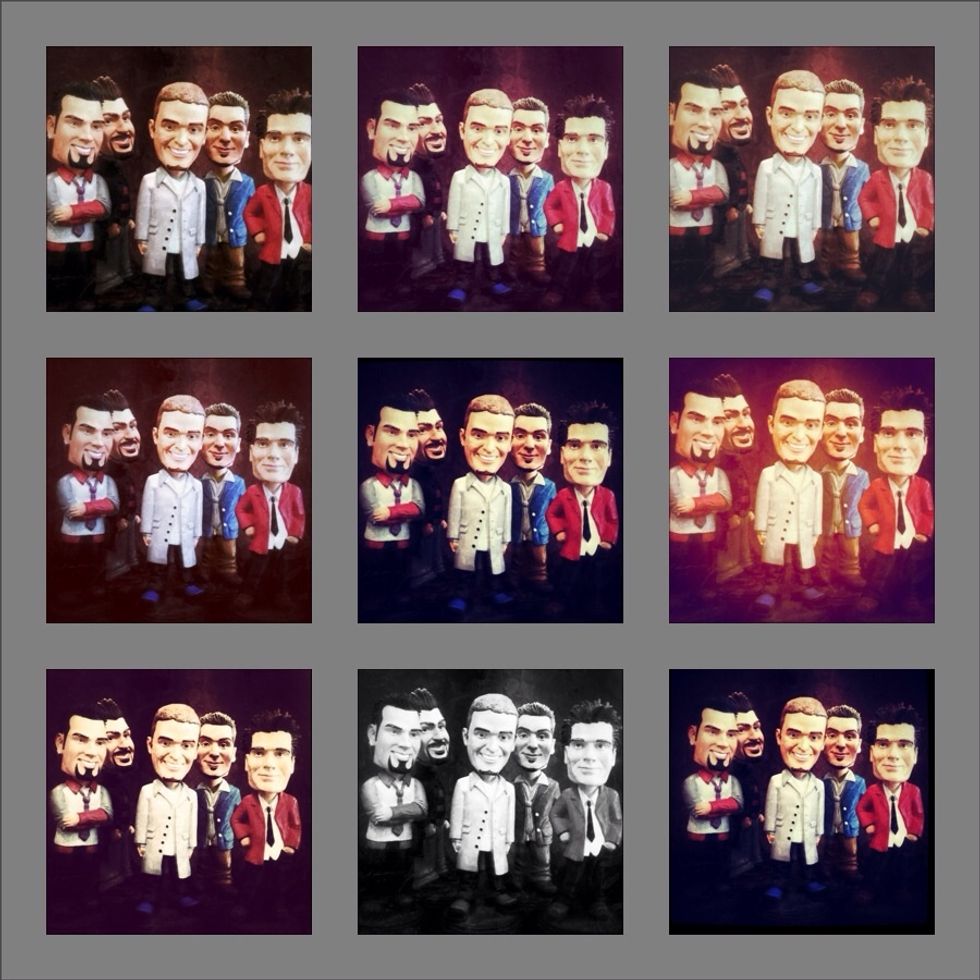 Instagram filter variations samples