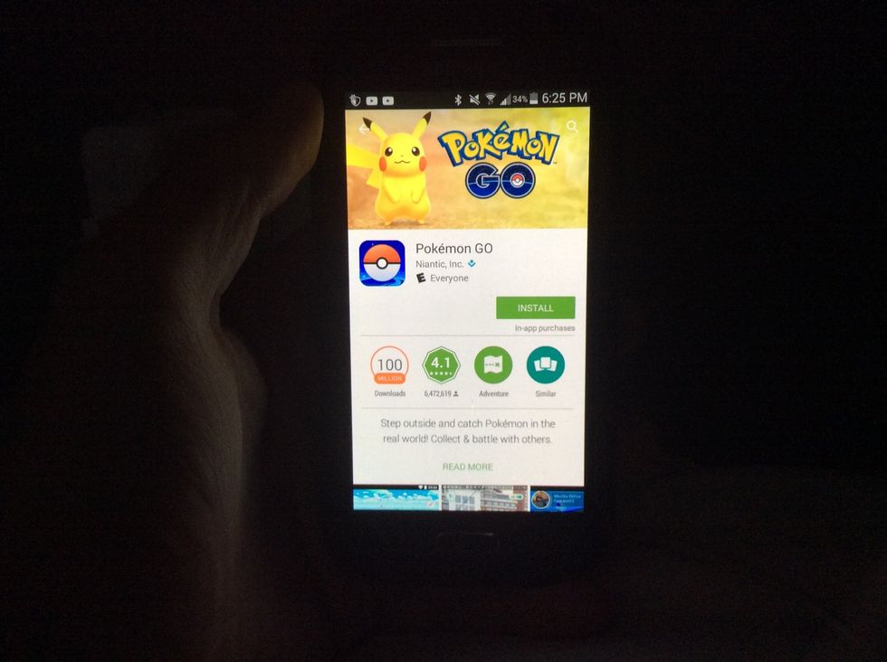 Install Pok\u00e9mon go