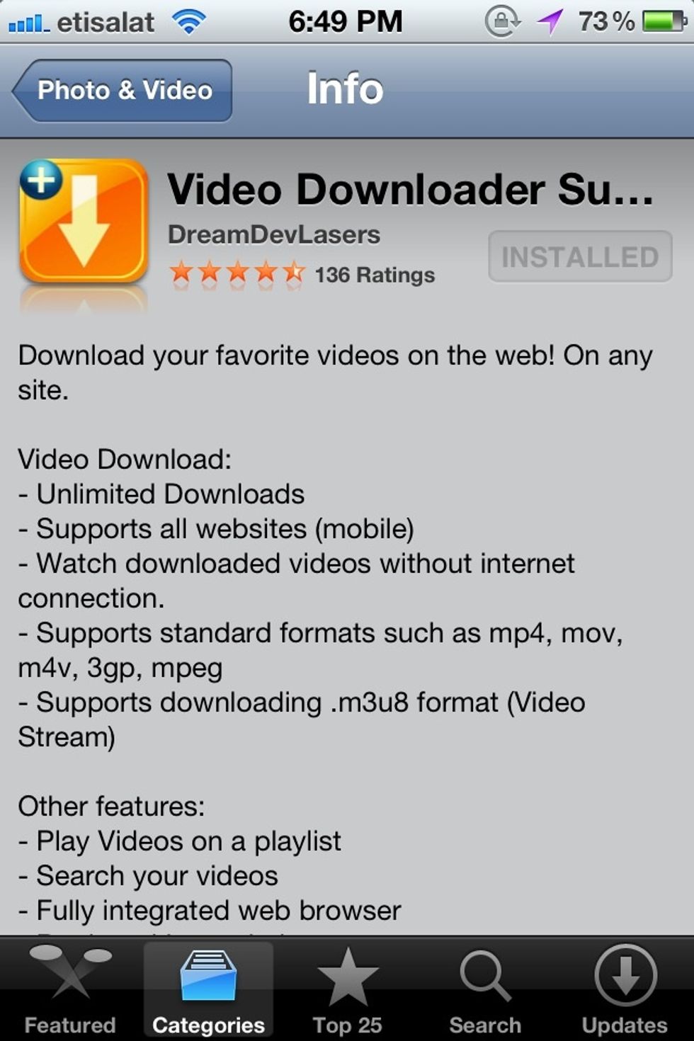 Install the app Video Downloader. i think it costs around 1.99 (note: i have nothing to do with making apps. i just happen to like this app and thought of sharing it on snapguide)
