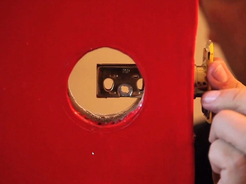 Install the new latch.