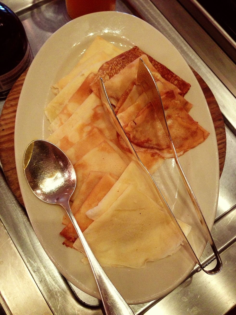 Instant crepe