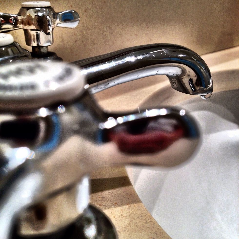 Instead of just taking a shot of a tap. Experiment from all angles.