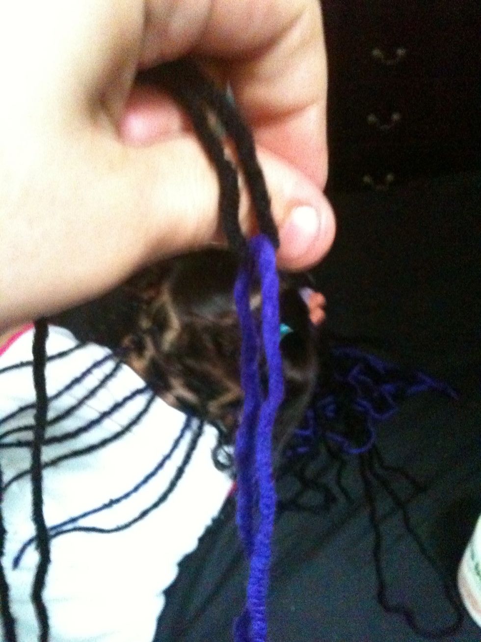 Interlock your two colors