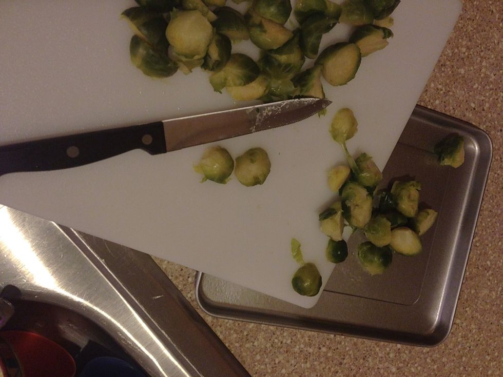 Into a greased pan