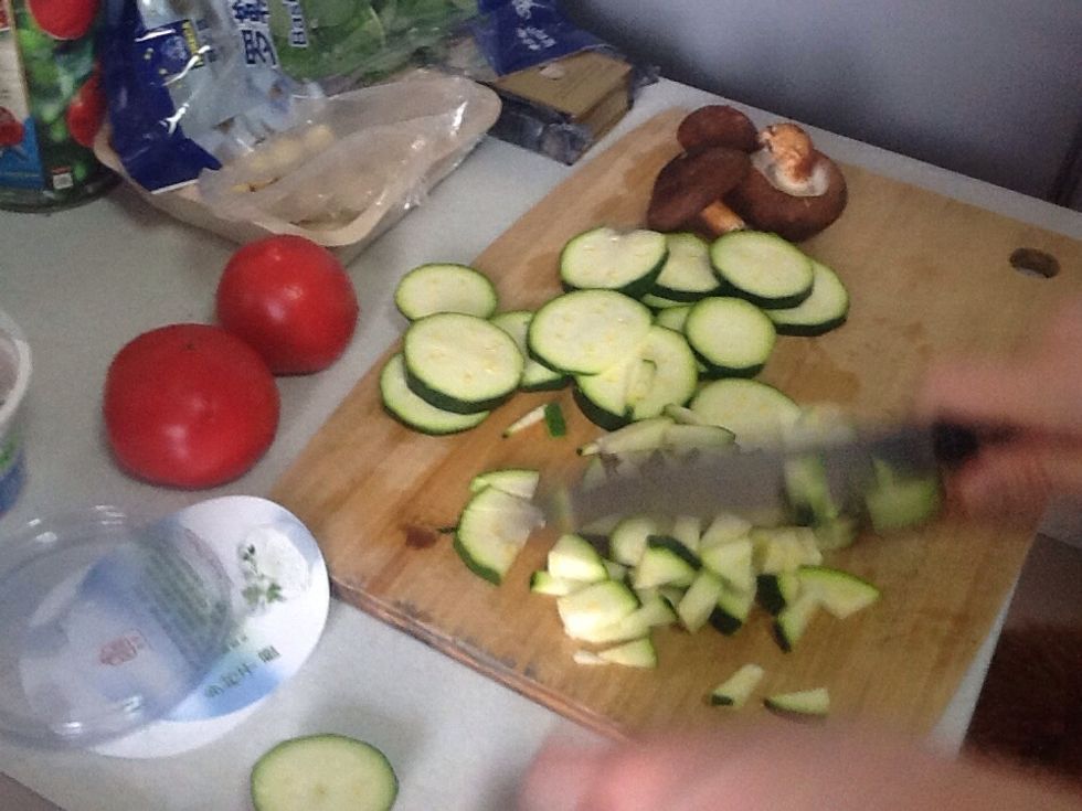 ....into small pieces.