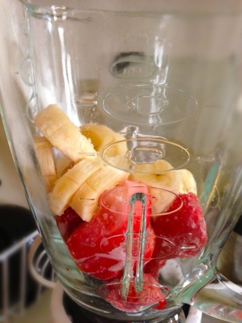 Into the blender as well