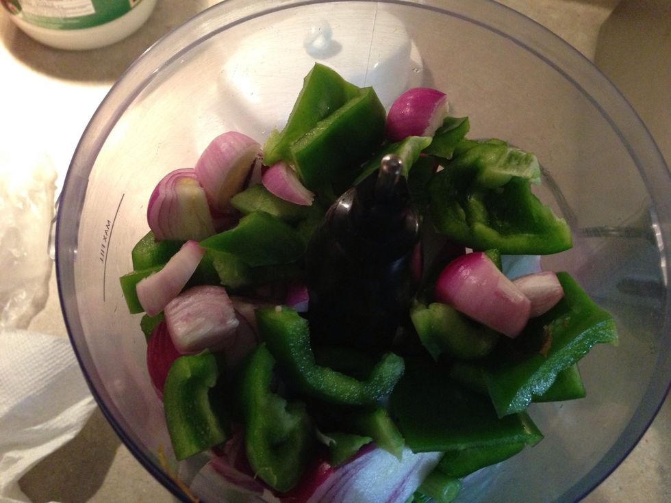 Into the food processor.