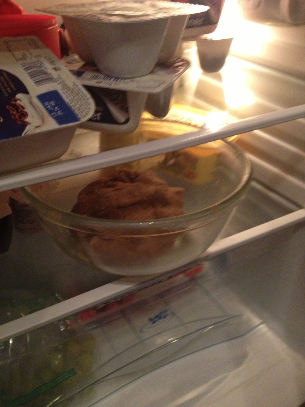 Into the fridge for a little nap... 15 mins at least