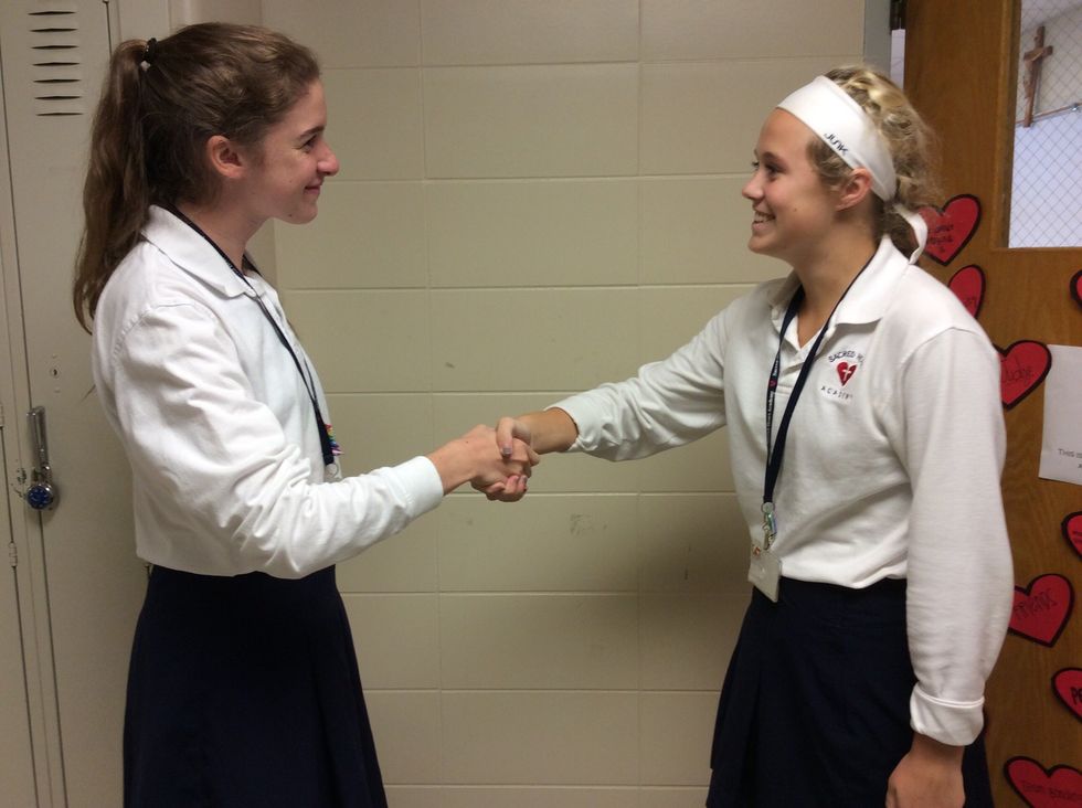 Introduce yourself to your partner.