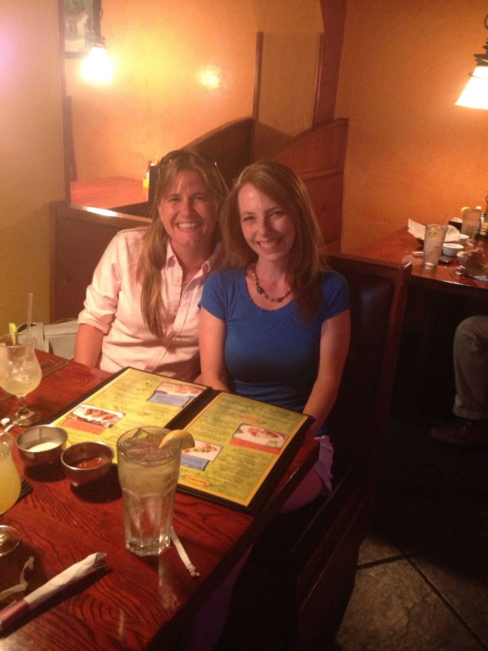 Invite a friend to dinner and allow her to share all her news first.