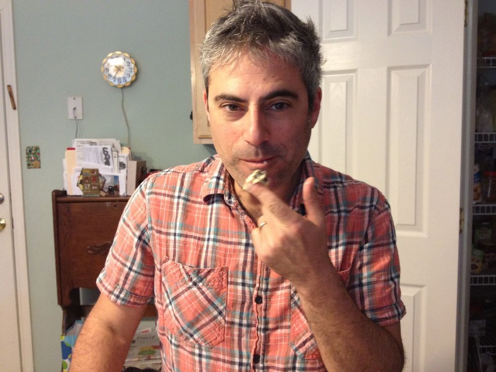 Invite any friends or family to enjoy some raw cookie dough! (save some for baking- haha!)