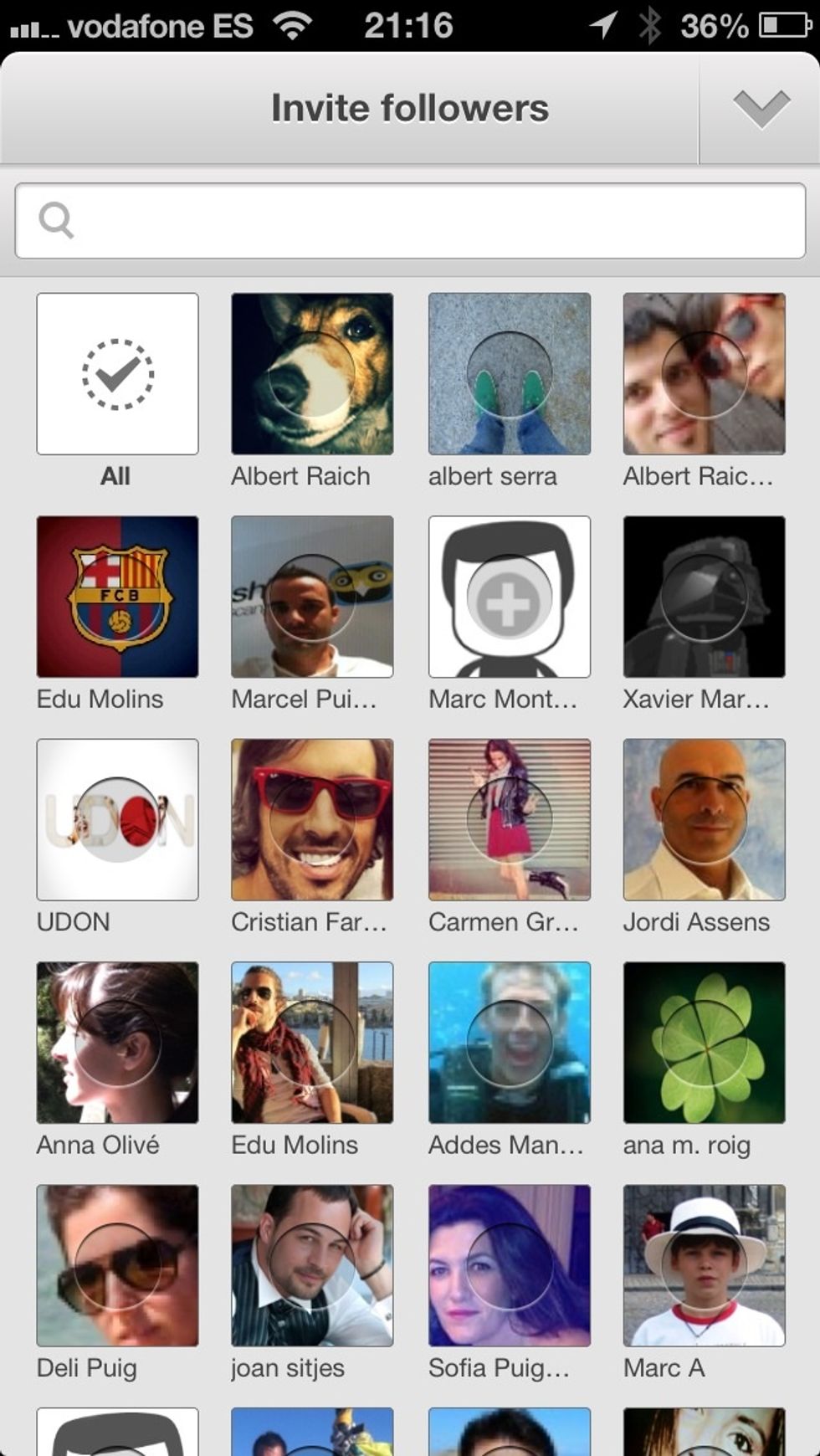 Invite your friends to join your idea.