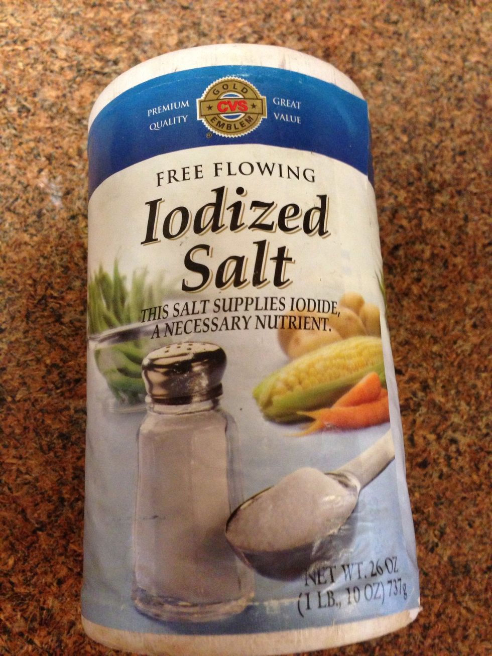 Iodized salt