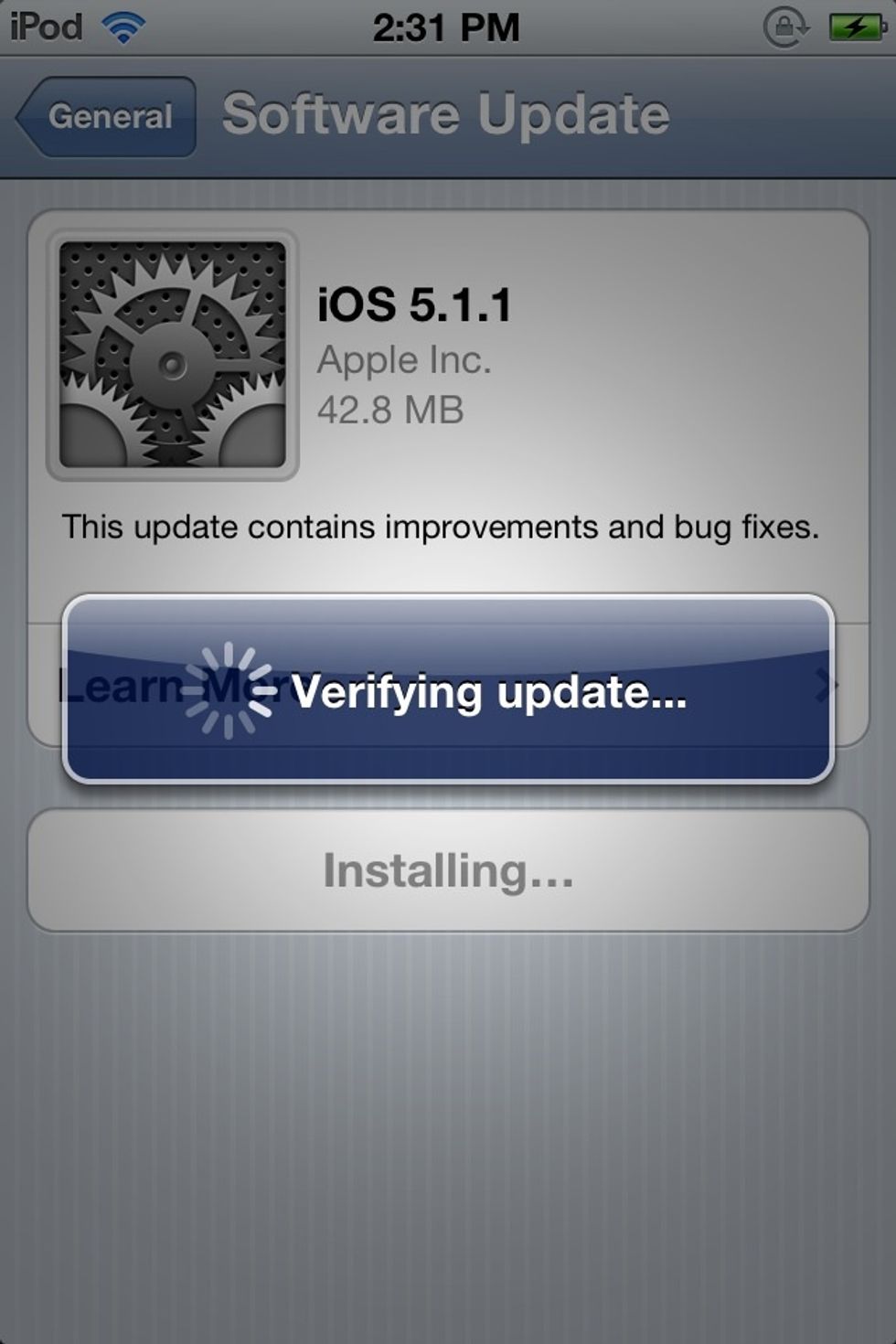 iPhone will then communicate to Apple to ensure the packets are approved and ready to go.