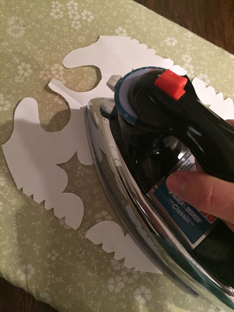 iron out fold marks on paper