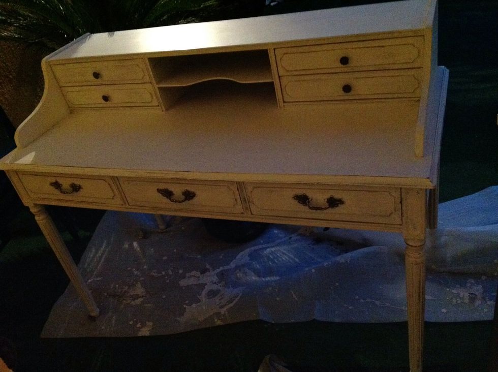 Is just a matters of seeing how well it looks or you may add some other paint in a greenish color