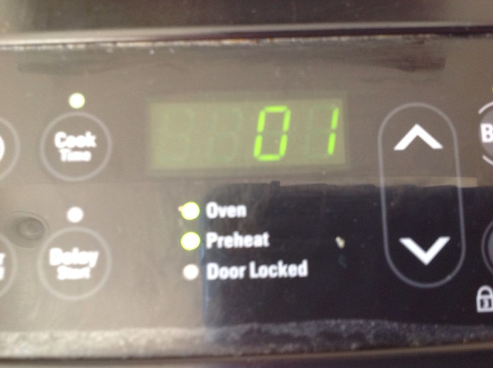 It actually only took 5 minutes to bake it. Then I added another 2 minutes to make sure. So it's 7 minutes per batch.