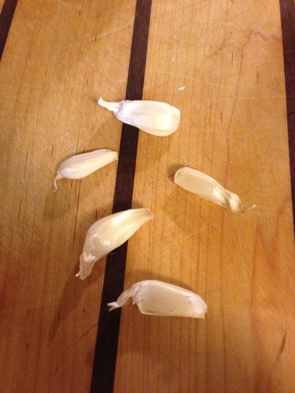 It all depends on the size  of your salad I used 5 cloves though.