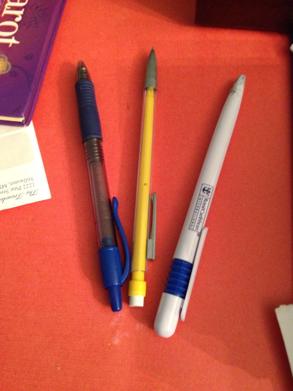 It also helps to have a writing utensil you really like. I love to go through the office supplies at target but you could try a specialty store like michael's for fancier supplies and stickers, etc.