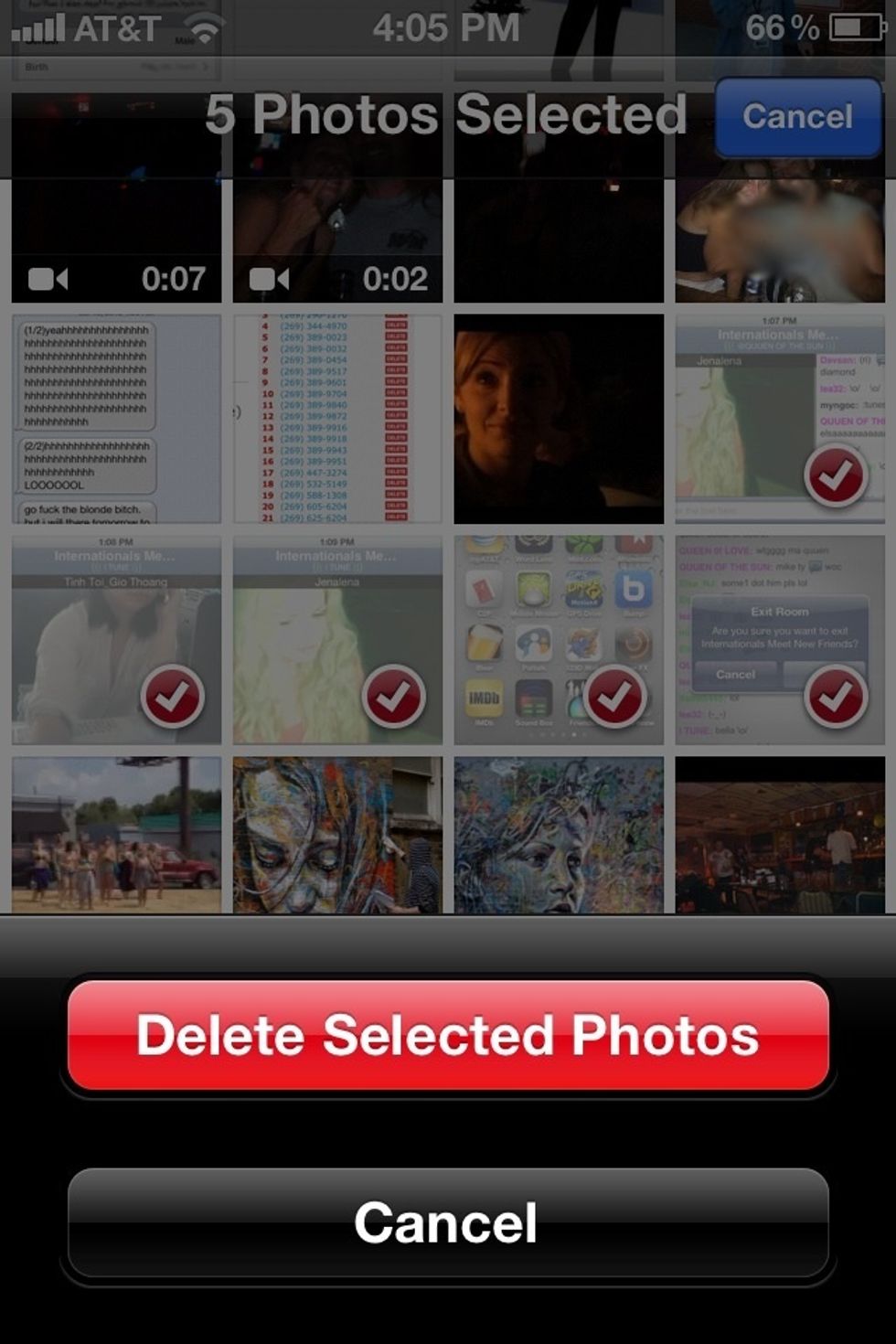It always asks to make sure your sure you want to delete them. Deleting is permanent.