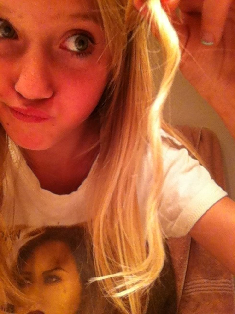 It becomes all wavy. It won't stay like that for long and it isn't too exciting but it passes some time.