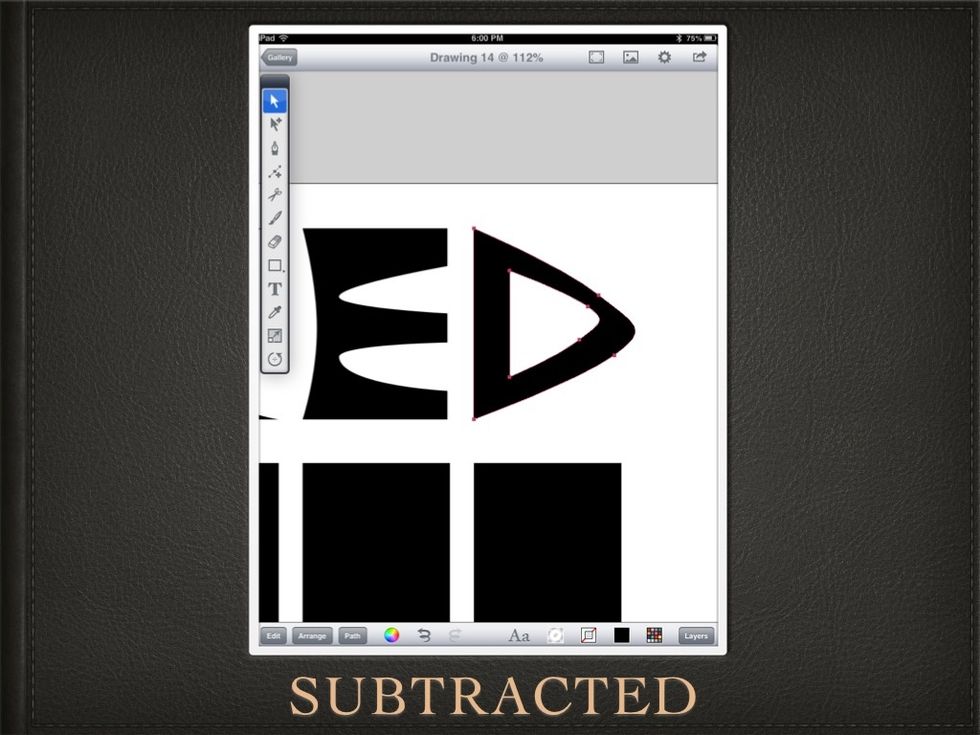 It becomes one shape.