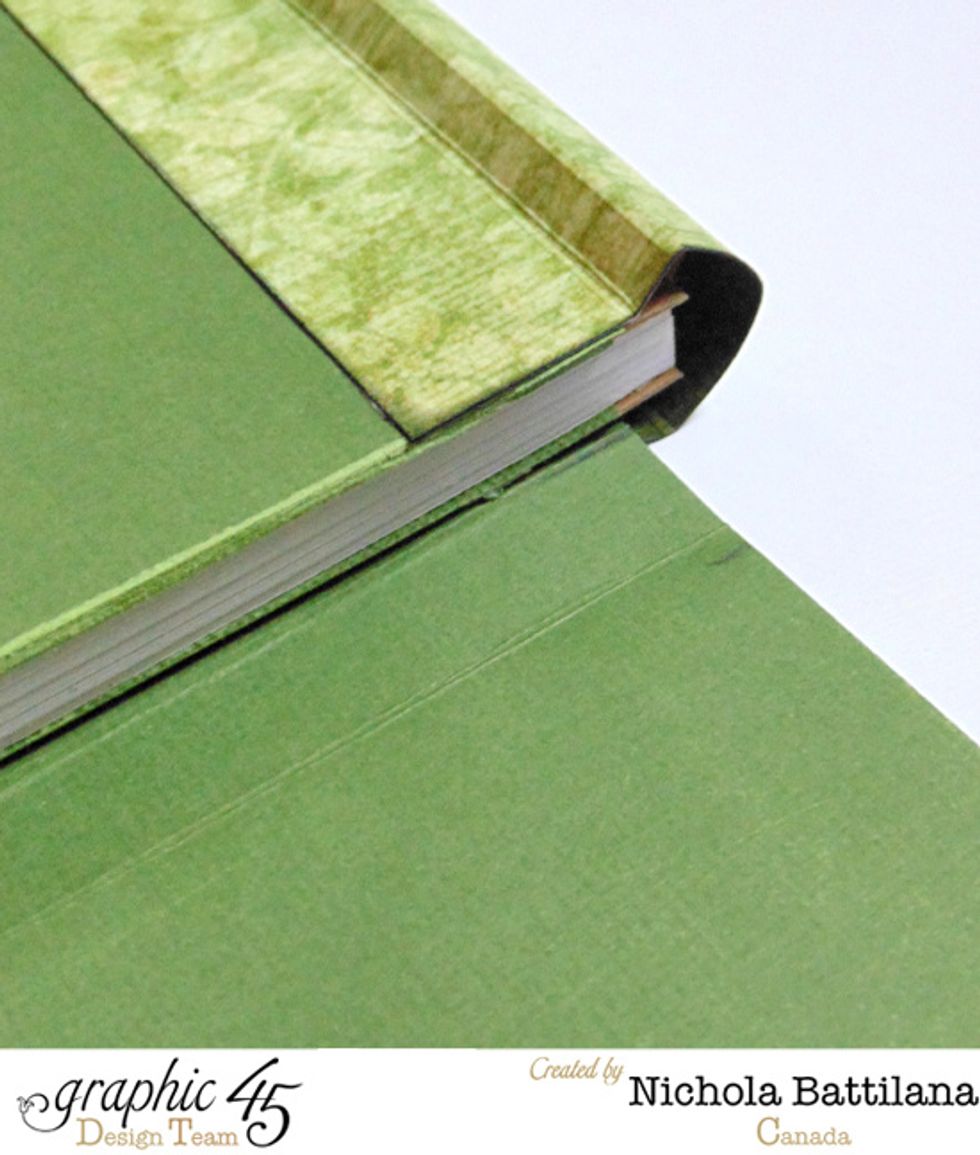 It creates a nice finished look to the book. Be certain you don't glue it down in such as way that it hinders the opening/closing of your book.