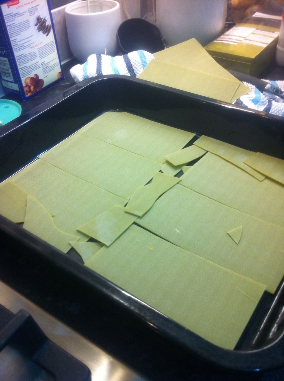 It doesn't matter how the layers look like, cause they all getting into each other when you cook em