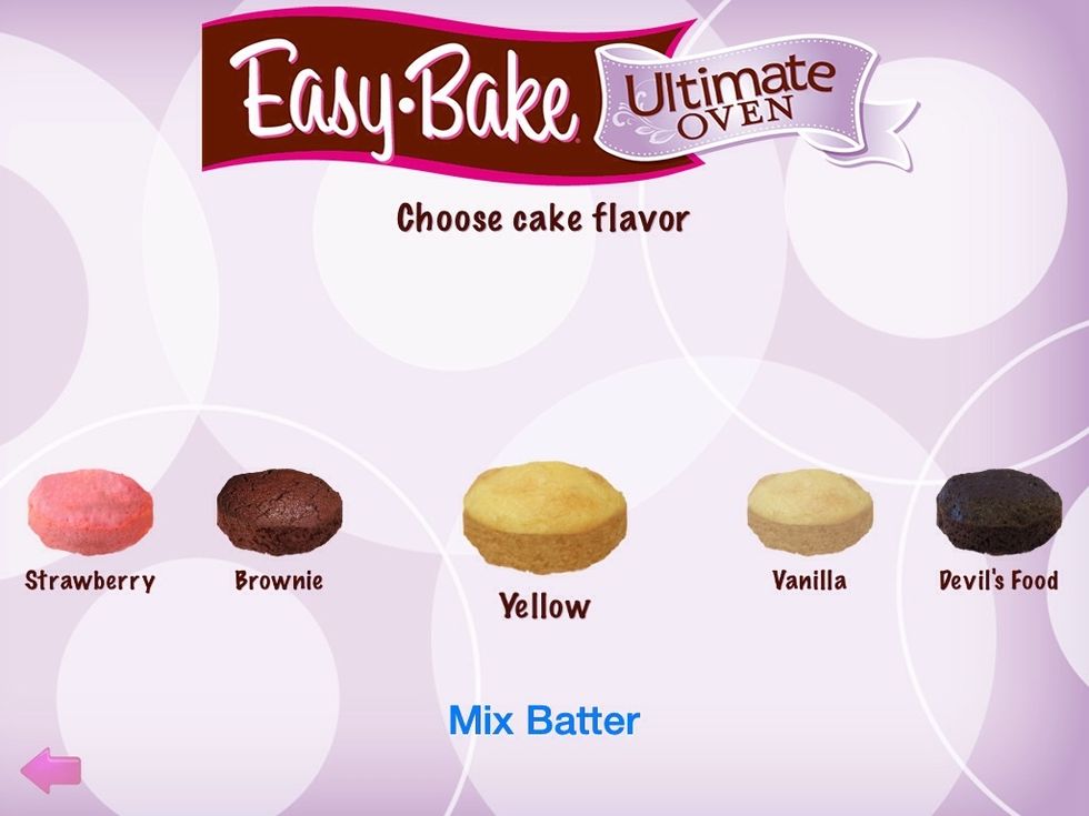 It doesn't matter what kind of batter you use because it will all be covered up with frosting but I just chose yellow.