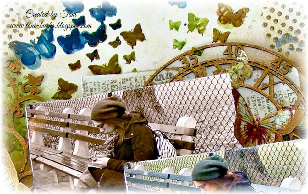 It doesn't take much to add interest to your photos and makes viewing so much more fun. That's the wonder of scrapbooking.