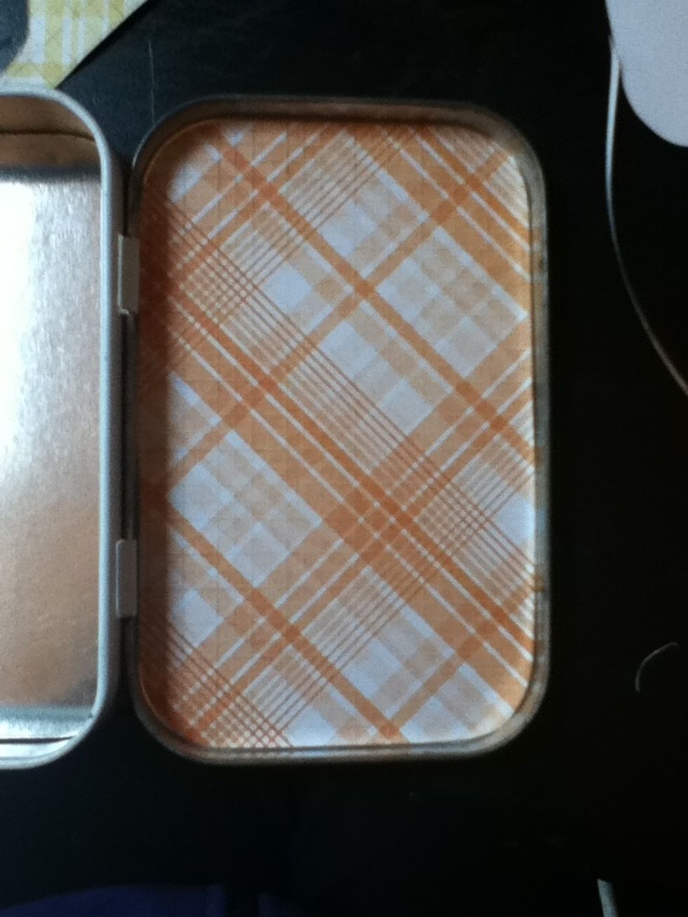 It fits snugly inside!