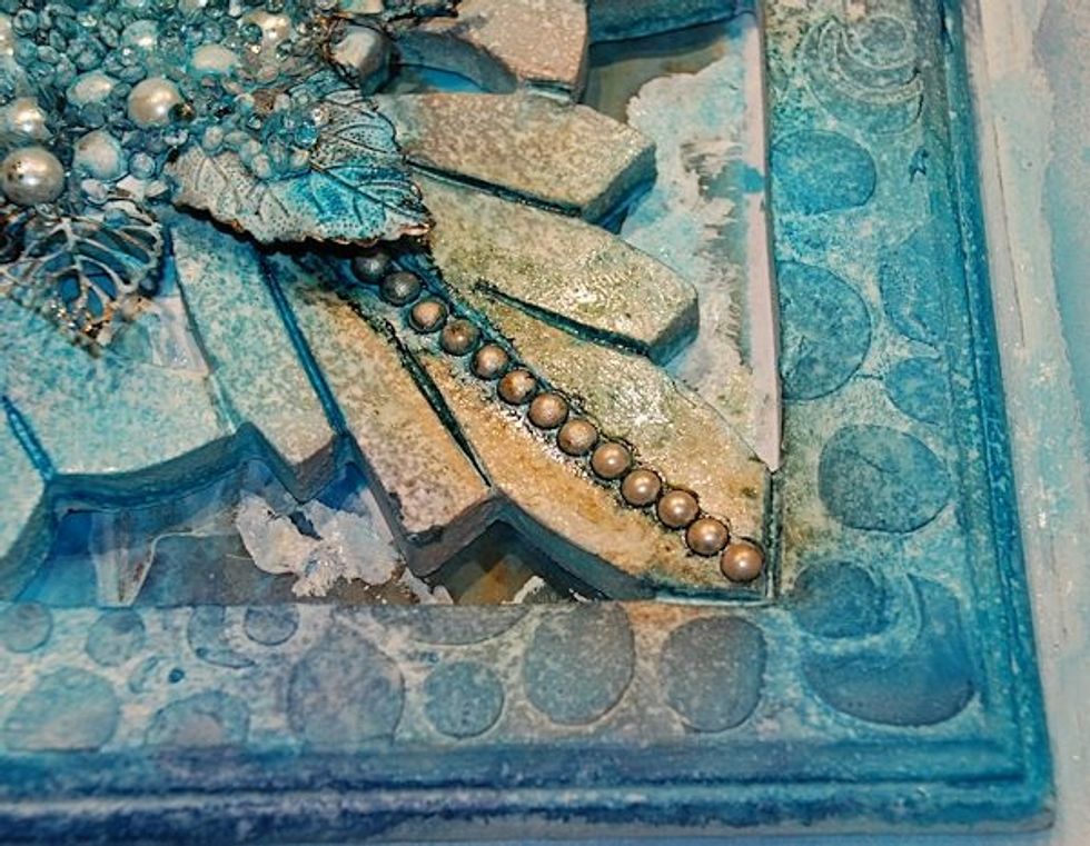 It gets a weathered look.