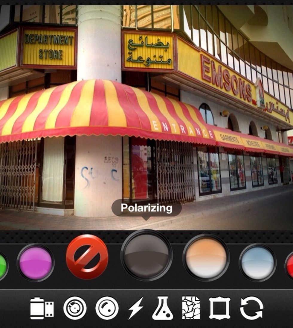 It has lens filters as well