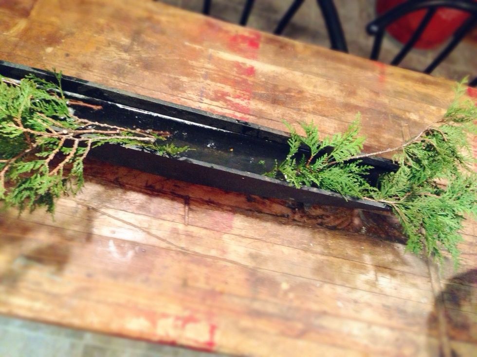 It is important to prep your centerpiece vessel before assembling. Mix some water with some floral food and add to the bottom of your vessel. Before adding, make sure its waterproof!