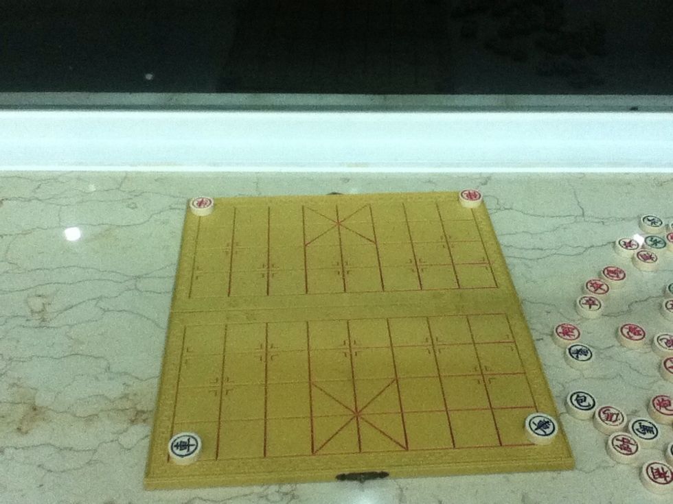 It is located at the edges of the board. There are 2 Chariots for each color.