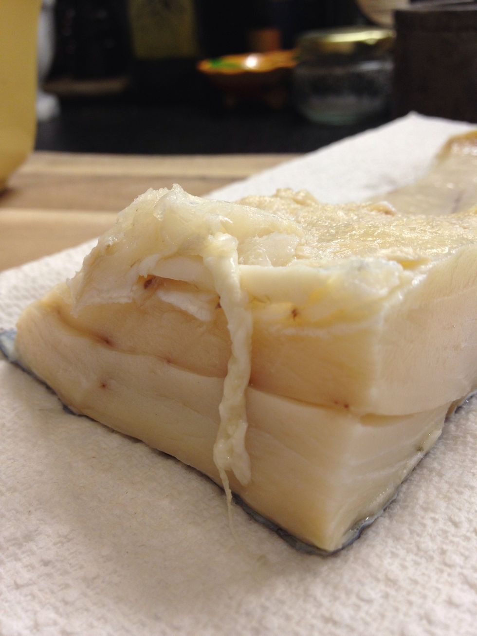 It is not the most beautiful looking piece of fish.