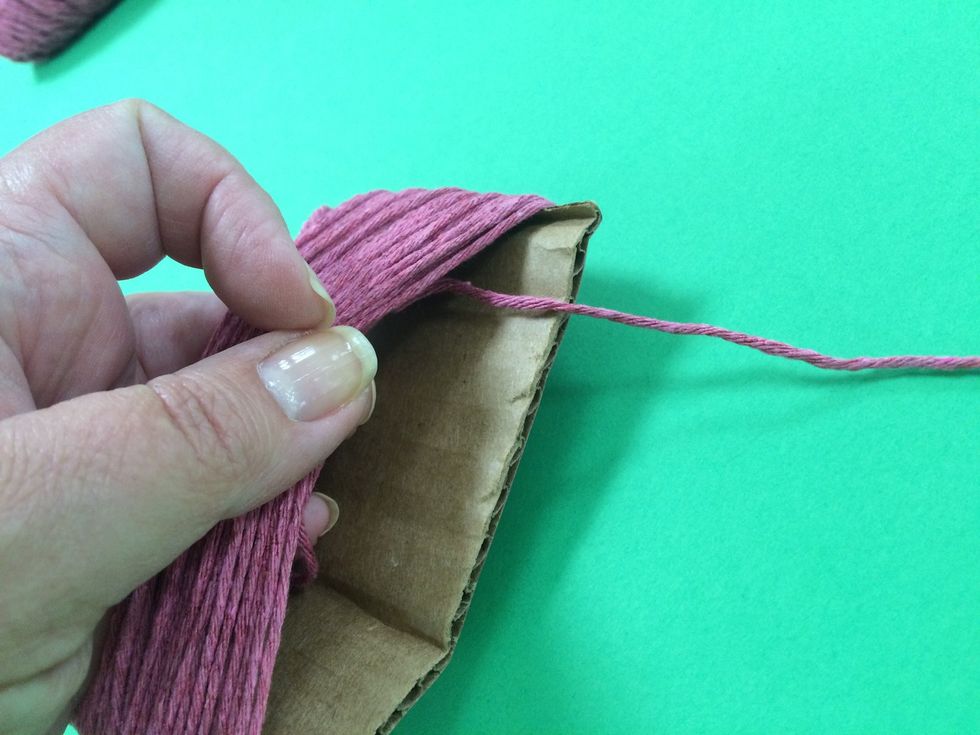 It is okay to bend the cardboard a bit to do this.